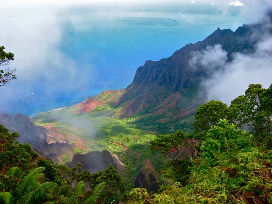 Kalalau lookout in Koke'e State Park